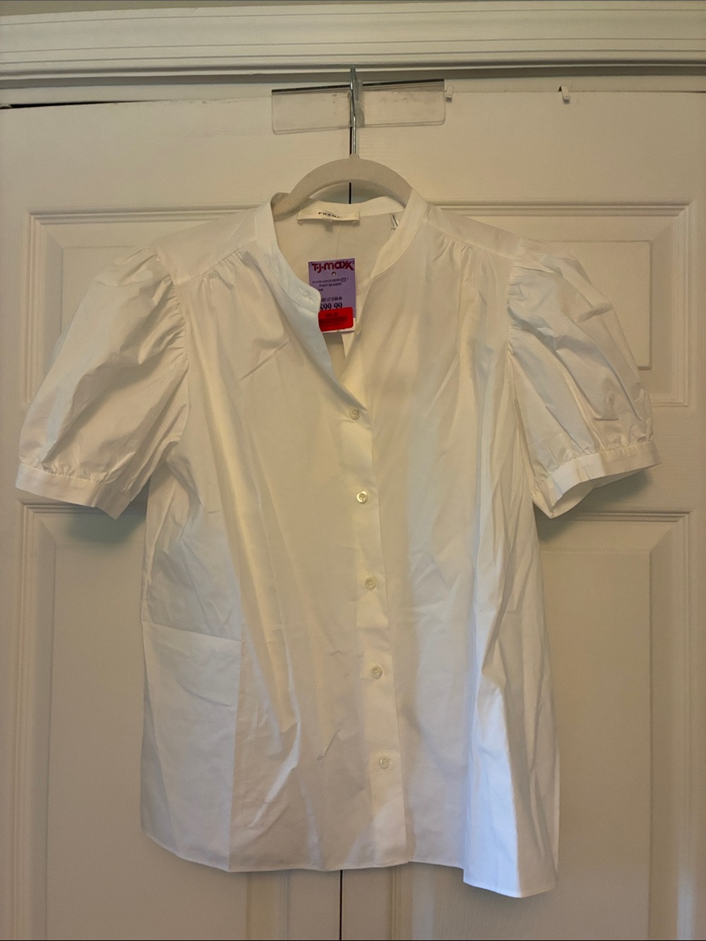 Frame Denim white Button-Front Blouse